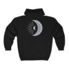 Moonography Unisex Full Zip Hooded Sweatshirt