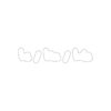 he/him/hole pronouns Kiss-Cut Sticker - Image 15