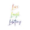 Live Laugh Lobotomy (Rainbow) Kiss-Cut Sticker - Image 16