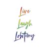 Live Laugh Lobotomy (Rainbow) Kiss-Cut Sticker - Image 19