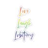 Live Laugh Lobotomy (Rainbow) Kiss-Cut Sticker - Image 10