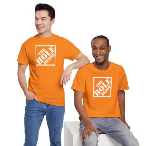 The Hole Depot Unisex Heavy Cotton Tee - Image 4