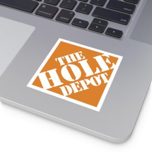 The Hole Depot Square Vinyl Stickers - Image 3